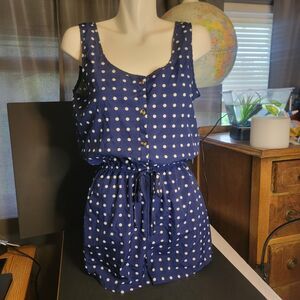 Ellie And Kate Medium Blue Romper